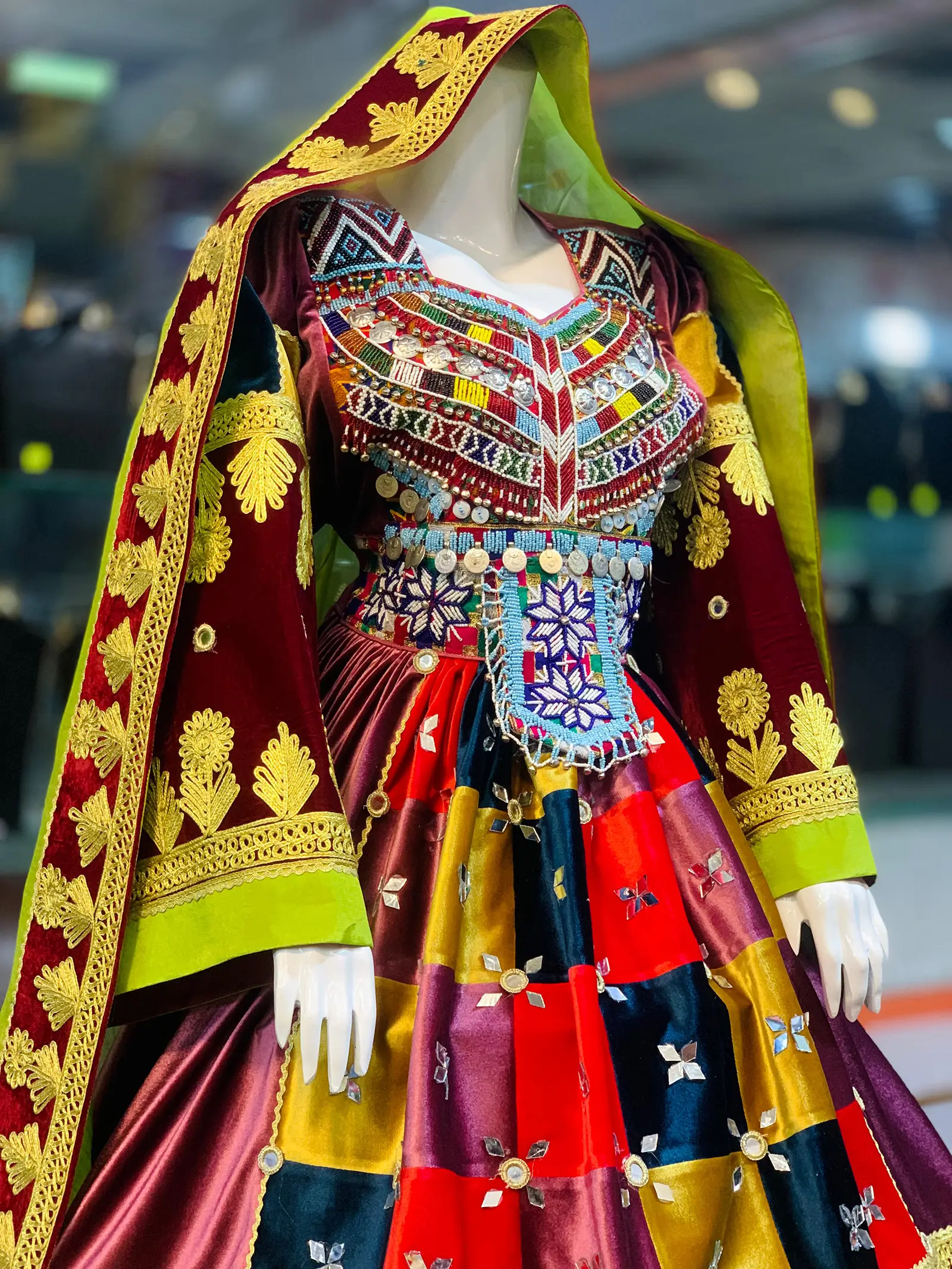 Caravan-Jewel-Hooded-Kuchi-Dress