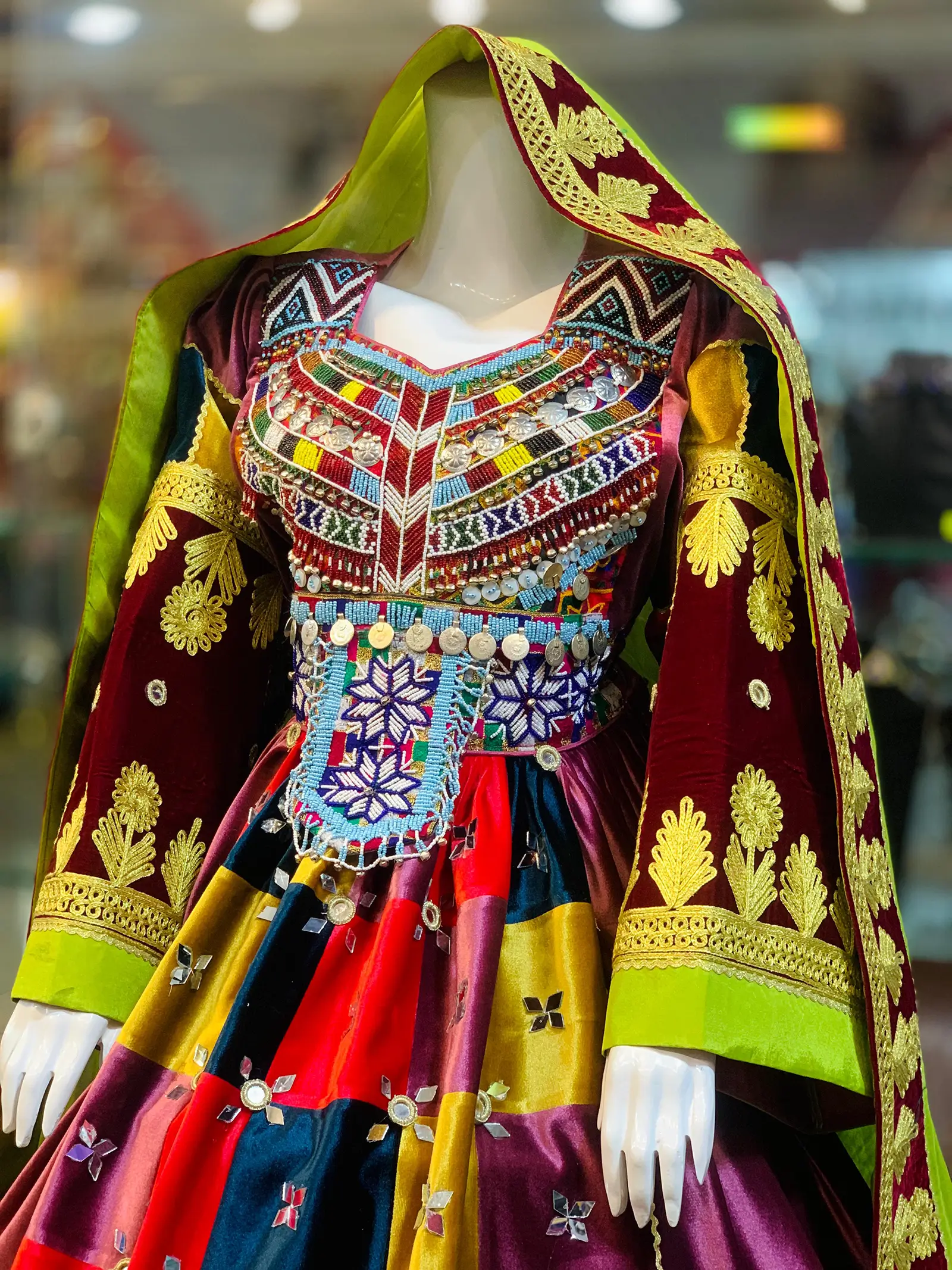 Caravan-Jewel-Hooded-Kuchi-Dress