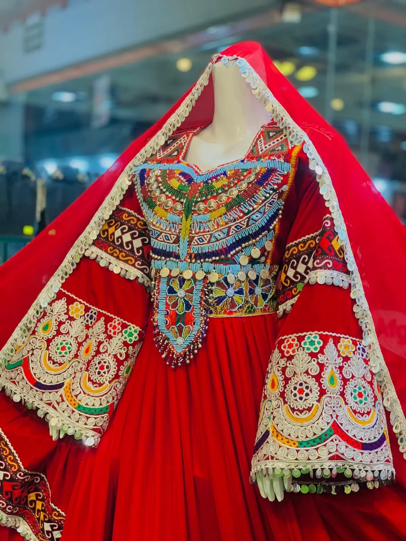 Ruby Nomad Majesty Afghan Dress - Rangoona