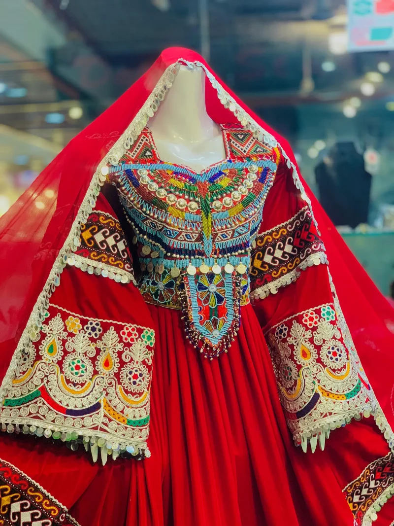 Ruby Nomad Majesty Afghan Dress - Rangoona